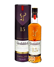 Glenfiddich 15 Jahre Single Malt Scotch Whisky Solera Reserve / 40 % vol. / 0,7 Liter-Flasche in GP