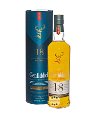 Glenfiddich 18 Jahre Single Malt Scotch Whisky / 40 % Vol. / 0,7 Liter-Flasche in Geschenkbox