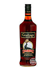 Goslings Black Seal Bermuda Black Rum 80 Proof / 40 % vol / 1,0 Liter-Flasche