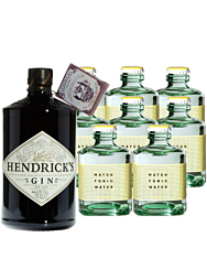 Hendrick’s Gin (44 % vol, 0,7 l) & 8 x Match Indian Tonic Water (0,2 l) inkl. 2,40 € Pfand