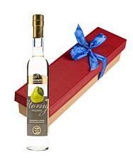 Dolomiti Geschenk-Set Honig Williams Premium / 35 % vol. / 0,5 Liter-Flasche in Geschenk-Schachtel