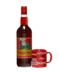 Prinz Jagertee Kräuter inklusive Prinz Jagertee-Tasse / 40 % Vol. / 1,0 Liter-Flasche