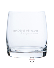 Gin und Whisky Tumbler Glas - hochwertiges Becherglas für Drinks auf Eis / B x H 7 x 8,5 cm / 290 ml