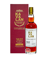 Kavalan Solist Oloroso Sherry Cask Single Malt Whisky Cask Strength / 53,2 % vol / 0,7 Liter in Geschenkbox