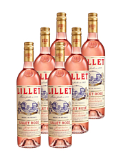 Lillet: Rosé Weinaperitif 6er-Pack / 17 % Vol. / 6 x 0,75 Liter-Flasche