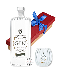 Bergbrennerei Löwen Geschenk-Set Löwen Gin mit Gin-Glas / 40 % vol. 0,7 l in Geschenk-Schachtel