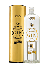 Löwen Gin Gold Aurum Purissimum: Gin mit Gold Limited Edition / 40 % Vol. / 0,7 Liter-Flasche in Geschenkdose