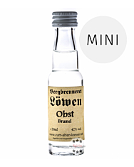 Löwen: Hochtannberger Obst Brand / 42% Vol. / 0,02 Liter - Flasche