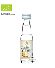 Löwen Williamsbrand Bio Mini / 40 % vol / 0,02 Liter-Flasche