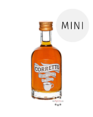 Marzadro Corretto Kaffeelikör mit Grappa Miniatur / 35 % Vol. / 0,05 Liter-Flasche