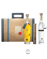 Marzadro Geschenk-Set Confezione Viaggio N. 4 Discovery Distillery / 41 & 43 % Vol. / 0,5 Liter & 0,35 Liter in Geschenkbox