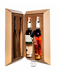 Marzadro Set "Libreria D" Grappa Moscato & Diciotto Lune / 41 % Vol. / 2 x 0,5 Liter-Flasche