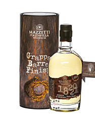 Mazzetti 1820-21 Grappa di Moscato Porto Finish / 43 % Vol. / 0,5 Liter-Flasche in Geschenkdose