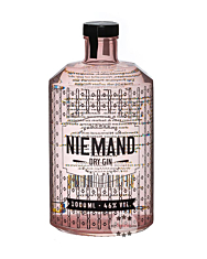 Niemand Dry Gin Small Batch Handcrafted / 46 % Vol. / 1,0 Liter-Flasche