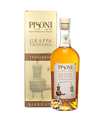 Pisoni Grappa Trentina Teroldego Barricata / 45 % Vol. / 0,7 Liter-Flasche