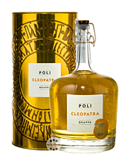 Poli Grappa Cleopatra Moscato Oro / 40 % Vol. / 0,7 Liter-Flasche in Geschenkdose