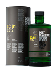 Port Charlotte SC: 01 2012 Heavily Peated Single Malt Scotch Whisky / 55,2 % Vol. / 0,7 Liter-Flasche in Geschenkdose