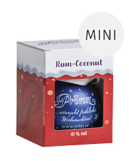 Prinz Christbaumkugel mit Rum Coconut Likör mit Inländerrum / 40 % Vol. / 0,04 Liter-Flasche