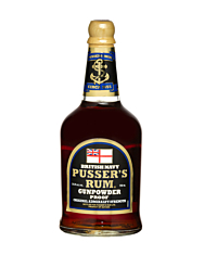 Pusser's British Navy Rum Gunpowder Proof Black Label / 54,5 % Vol. / 0,7 Liter-Flasche