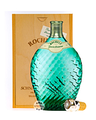 Rochelt Gewürztraminer – Traubenbrand aus der Traminer Rebe / 50 % Vol. 0,35 Liter-Flasche in Holzkiste
