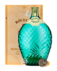 Rochelt Hollermandl – Brandcuvée aus Williamsbirne und Holderbeere / 50 % Vol. 0,7 Liter-Flasche in Holzkiste