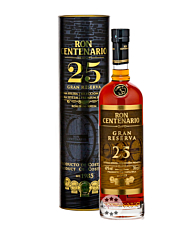 Ron Centenario 25 Gran Reserva / 40 % Vol. / 0,7 Liter-Flasche in Geschenkdose