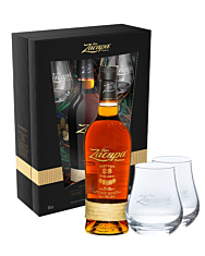 Ron Zacapa 23 Rum – Solera Gran Reserva Geschenkset / 40 % Vol. / 0,7 Liter-Flasche + 2 Nosinggläser