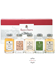 Rossi d'Angera: Confezione Le 5 Grappe - Miniaturenpaket / 40 & 42 % Vol. / 5 x 0,1 Liter-Flasche