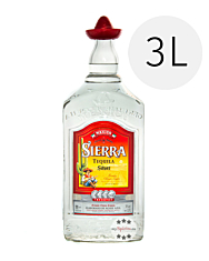 Sierra Tequila Silver / 38 % Vol. / 3 Liter-Flasche mit rotem Hut