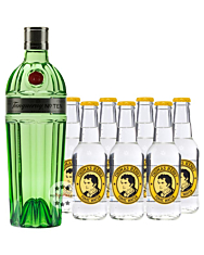 Tanqueray No.10 Gin (47,3 % vol. / 0,7 Liter) & 7 x Thomas Henry Tonic Water (0,2 Liter) inkl. 1,05 € Pfand