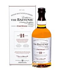 The Balvenie 21 Jahre Portwood Single Malt Scotch Whisky / 40 % Vol. / 0,7 Liter-Flasche in Geschenkbox