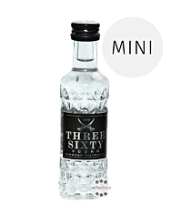 Three Sixty Vodka - Diamond Filtrated Mini / 37,5 % Vol. / 0,04 Liter-Flasche