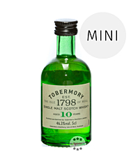 Tobermory 10 Jahre Single Malt Whisky Miniatur/ 46,3 % Vol. / 0,05 Liter-Flasche