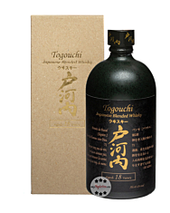 Togouchi 18 Jahre Japanese Blended Whisky / 40 % Vol. / 0,7 Liter-Flasche in Geschenkkarton