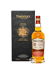 Tomintoul 21 Years Speyside Glenlivet Single Malt Scotch Whisky / 40 % Vol. / 0,7 Liter-Flasche in Geschenkbox