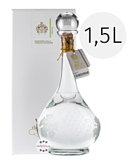 Villa de Varda Grappa Chardonnay Mormorio Della Foresta / 40 % / 1,5 Liter-Flasche