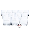 12 x mySpirits Gin und Whisky Tumbler Glas / je Stück ca. 290 ml / Ø ca. 7cm / H: ca. 8,5 cm