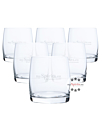 6 x mySpirits Gin und Whisky Tumbler Glas / je Stück ca. 290 ml / Ø ca. 7cm / H: ca. 8,5 cm