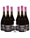 Fassbind: 6 x Alte Himbeere - Vieille Framboise / 40 % Vol. / 6 x 0,7 Liter + mySpirits Schnapskelch