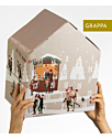 mySpirits Grappa Adventskalender X-Mas Edition / 38-50 % Vol. / 24 x 0,02l mit Glas