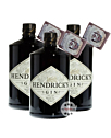 3 x Hendrick’s Gin Small Batch / 44 % vol. / 3 x 0,7 Liter-Flasche 