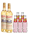 Lillet Wild Berry Set: 2 x Lillet Blanc (17 % Vol., 0,75 L) + 5 x Schweppes Wild Berry (0,2 L, inkl. 0,50€ Pfand)