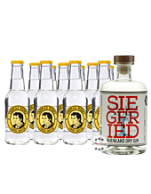 Siegfried Rheinland Dry Gin (41% Vol., 0,7 L) & 11 x Thomas Henry Tonic Water (0,2 L)