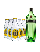 Tanqueray No. 10 Gin (47,3% Vol., 0,7 L) & 5 x Goldberg Tonic Water (0,2 L) inkl. 0,50€ Pfand