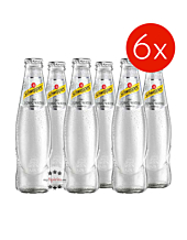 6 x Schweppes Dry Tonic Water / alkoholfrei / 6 x 0,2 Liter-Flasche inkl. 0,60 € Pfand