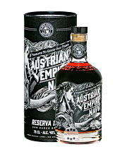 Austrian Empire Navy Reserva 1863 (Rum-Basis) / 40 % Vol. / 0,7 Liter-Flasche in Geschenkdose