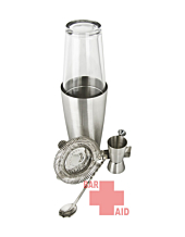 Bar Aid Starter-Set Boston Shaker Deluxe