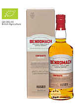 Benromach Contrasts: Organic Speyside Single Malt Whisky Bio / 46 % Vol. / 0,7 Liter-Flasche in Geschenkbox