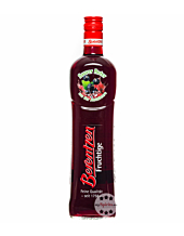 Berentzen Fruchtige – Saurer Roter Likör aus der Jostabeere / 15 % Vol. / 0,7 Liter-Flasche