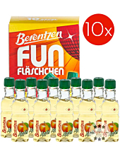 Berentzen: Fun Apfelkorn Likör / 18% Vol. / 10 x 0,02 Liter-Flasche